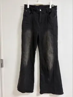 フレアパンツ デニムパンツ