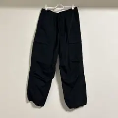 ブラック カーゴパンツ 4ポケット