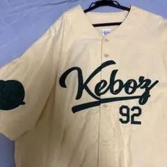 keboz ベースボールシャツ CALEE - × KEBOZ BASEBALL SHIRT (BLACK) / × ケボズ ベース