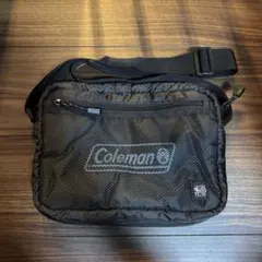 Coleman コールマン ショルダー バッグ ブラック 黒　サコッシュ