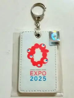 【新品未使用】大阪関西万博 ミャクミャク PUレザーキーホルダー