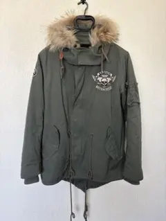 vanson スカルプリント ミリタリージャケット Mのサムネイル