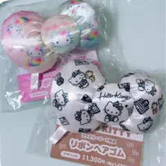 コラボ限定❤︎ ハローキティBIGリボンヘアゴム　2個HelloKittyファミマ