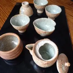 陶器製茶器セット（急須・湯呑み）