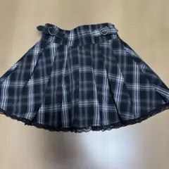 チェック柄プリーツスカート　130センチ