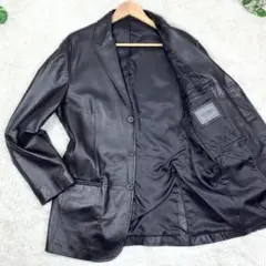 大きいサイズ✨美品】クリスチャンモード ラムレザー テーラード