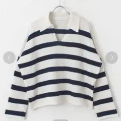 URBAN RESEARCH ポロカラーマリンニット