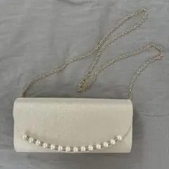 フォーマル　パーティー　結婚式　バッグ　クラッチ　ショルダー　シャンパンゴールド