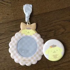 サンリオ ポムポムプリン 缶バッジ&ホルダーセット