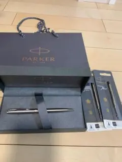 Parker ボールペン 黒・金 テクスチャー仕上げ箱つき - メルカリ