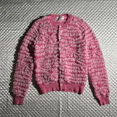 COMME des GARCONS GIRL ピンク リボン カーディガン M 24029235_55176552_600.jpg