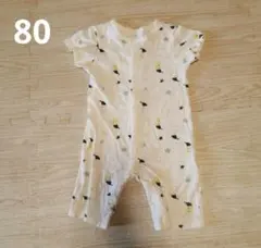 80サイズ 星と月のロンパース