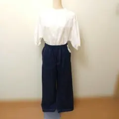 新品未使用❤ＦOＲK＆ＳPOOＮ❤綿麻デニムパンツ❤ ❤サイズ1❤のサムネイル