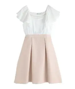 ツイードドッキングワンピース