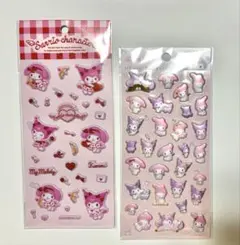 サンリオ マイメロ クロミ ぷくっとシール マシュマロシール 正規品