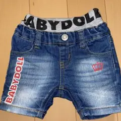 ベビードール 80 デニム ショートパンツ