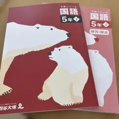 予習シリーズ　国語 5年下 学習シリーズ 解答・解説