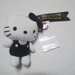 ハローキティ 50周年 アベイル マスコット チャーム 限定 ブラック キティ