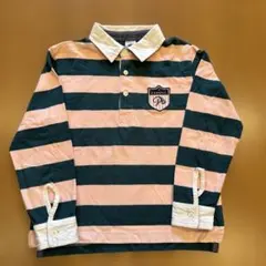 PETIT BATEAU プチバトー長袖ポロシャツ 6ans/116cm