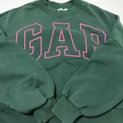 GAP ダークグリーン スウェット Lサイズ