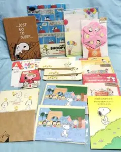 SNOOPY　スヌーピー　レターセット　ポストカード　ポップアップカード　セット
