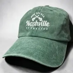 新品☆キャップ 帽子 アメリカン カントリー ナシュビル テネシー グリーンのサムネイル