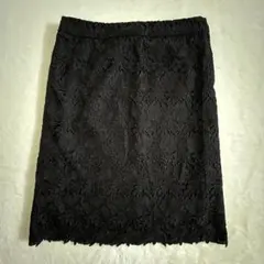 23区 ブラック レース タイトスカート 【46】【4XL】のサムネイル