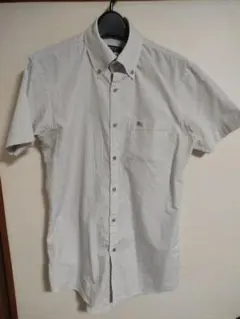 BURBERRY BLACK LABEL 半袖シャツ ストライプ 38