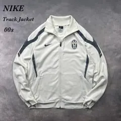 NIKE古着00sユヴェントス白黒トラックジャケット07-09 Y2K短丈U13