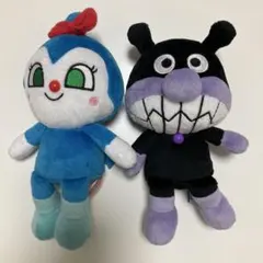 コキンちゃん　バイキンマン　ぬいぐるみセット