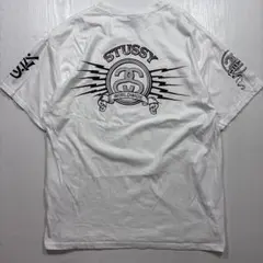 EVISU Tシャツ カモメ 龍 竜 白 エビス エヴィス 短丈 ワンポイント 
