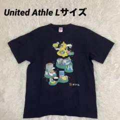 United Athle まちベル オリジナルTシャツ ネイビー Lサイズのサムネイル