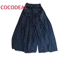 COCODEAL ドット柄　ワイドパンツ　サイズ2