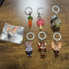 K*N様 ズートピアめじるしアクセサリー 全6種コンプ