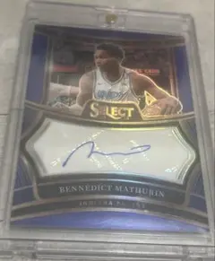 Benedict Mathurin サイン入りカード/49シリ