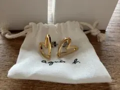 【新品/未使用】agnès b. ハート型ピアス　アニエスベーのサムネイル