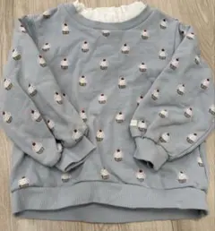 petit main アイスクリーム柄 トレーナー 110