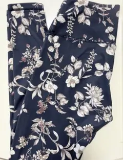 フローラルプリントネイビーレギンス