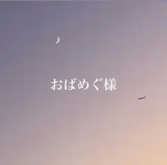 おばめぐ様　専用ページ