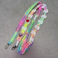 スマホショルダーストラップ♡パラコード♡パーツ付き