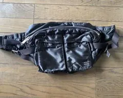 【人気】【美品】ポーター　タンカー　ウエストバッグ　ブラックのサムネイル
