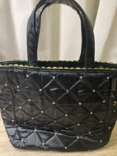 ROOTOTE ルートート　スパンコール　ブラック キルティング ハンドバッグ