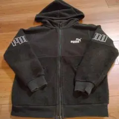 PUMA フリースジャケット 黒