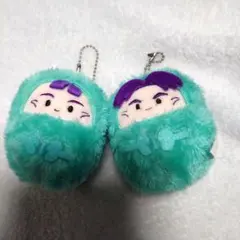 忍たま乱太郎　忍たま　くるみたぴぬい　マスコット　6い　潮江文次郎　立花仙蔵