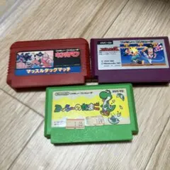 ファミコンソフトまとめ売り　スパルタンX、キン肉マン、ヨッシーのたまご