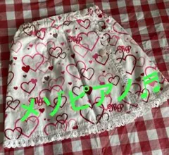 メゾピアノ❗️120㎝ハート柄スカート❗️