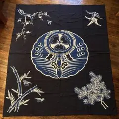 極希少 藍染 筒描き 布団皮 5巾 大判 183×158 花紋 古布 BORO 極希少 藍染 筒描き 布団皮 5巾 大判 183×158 花紋 古布 BORO - メルカリ