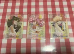 セーラームーン 明治 クリアカード ちびムーン プルート ウラヌス