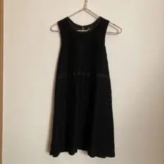 ピアノの発表会・結婚式・おでかけ黒おしゃれワンピース