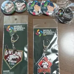 WBCガチャ第二弾 大谷選手入り 缶バッジ＆アクスタセット - メルカリ